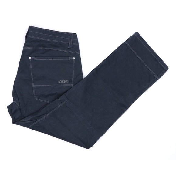 Kuhl Other - Kuhl RYDR Lean Pants Jeans Men's 34 X 30 Vintage Patina Dye Black N Blue